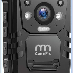 1296P HD Police Body Camera,64G Memory,CammPro I826 Premium Portable Body Camera