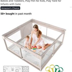 Zeebaba Playpen + Floormat 59x 59