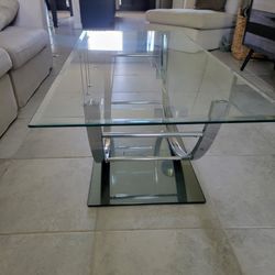 Glass Table Set - Great Condition - Price $200 OBO