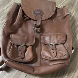 Leather Backpack 