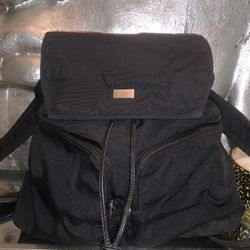 Gucci Black Nylon Backpack 