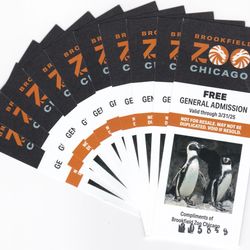 (10) Brookfield Zoo Tickets