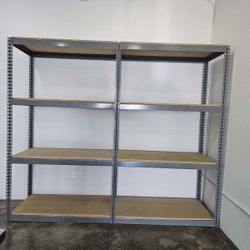 Industrial Warehouse Quality Storage Shelves 48 In W x 24 In D Heavy Duty Racks Stronger Than Homedepot And Lowes Delivery Available