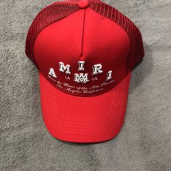 Red Amiri Hat