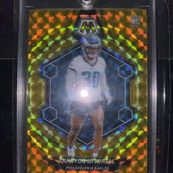 QUINYON MITCHELL 2024 Panini Mosaic Gold Prizm /10 Rookie 