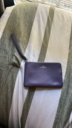 Purple Coach wallet