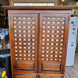 Wooden Wardrobe Armoire Cabinet