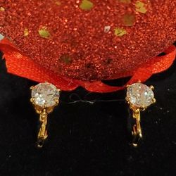 Beautifully Cut CZ Diamond Earrings