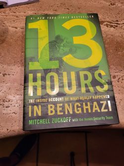 13 Hours In Benghazi Signed Book 