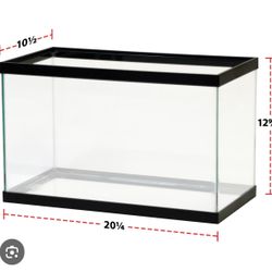 10 Gallon Aquarium tank Open Top