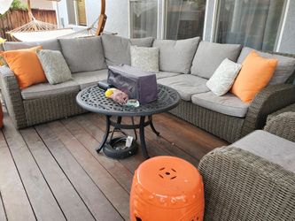 Patio couch set