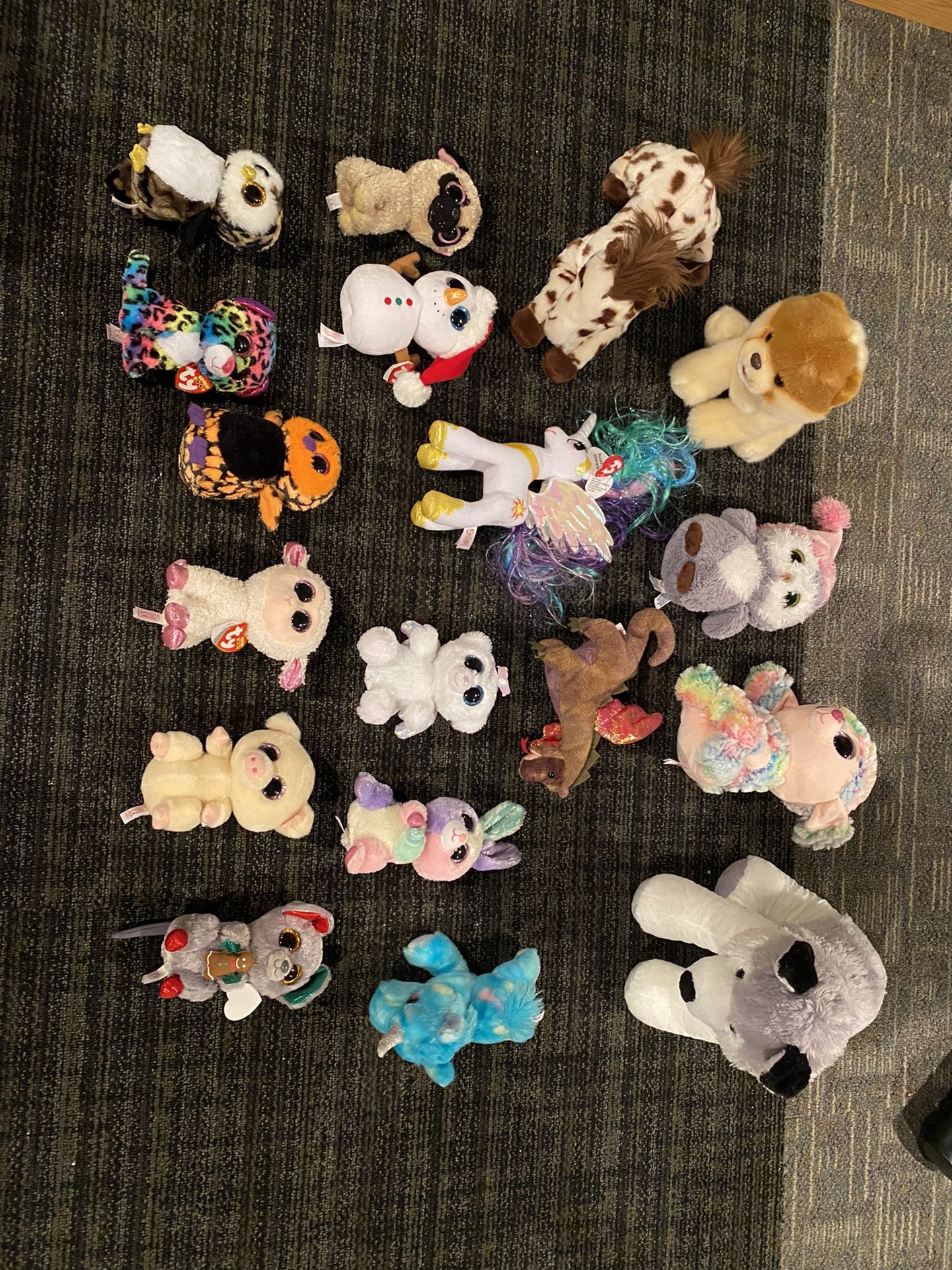 18 Stuffed Animals …Including Some TY