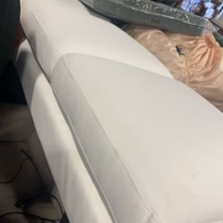 Waiting Room Chairs, Heavy Duty Office Guest Reception Bench, Faux Leather Upholstered Lobby Chairs for Salon, Conference Room 7008 (Cream White) $ 60