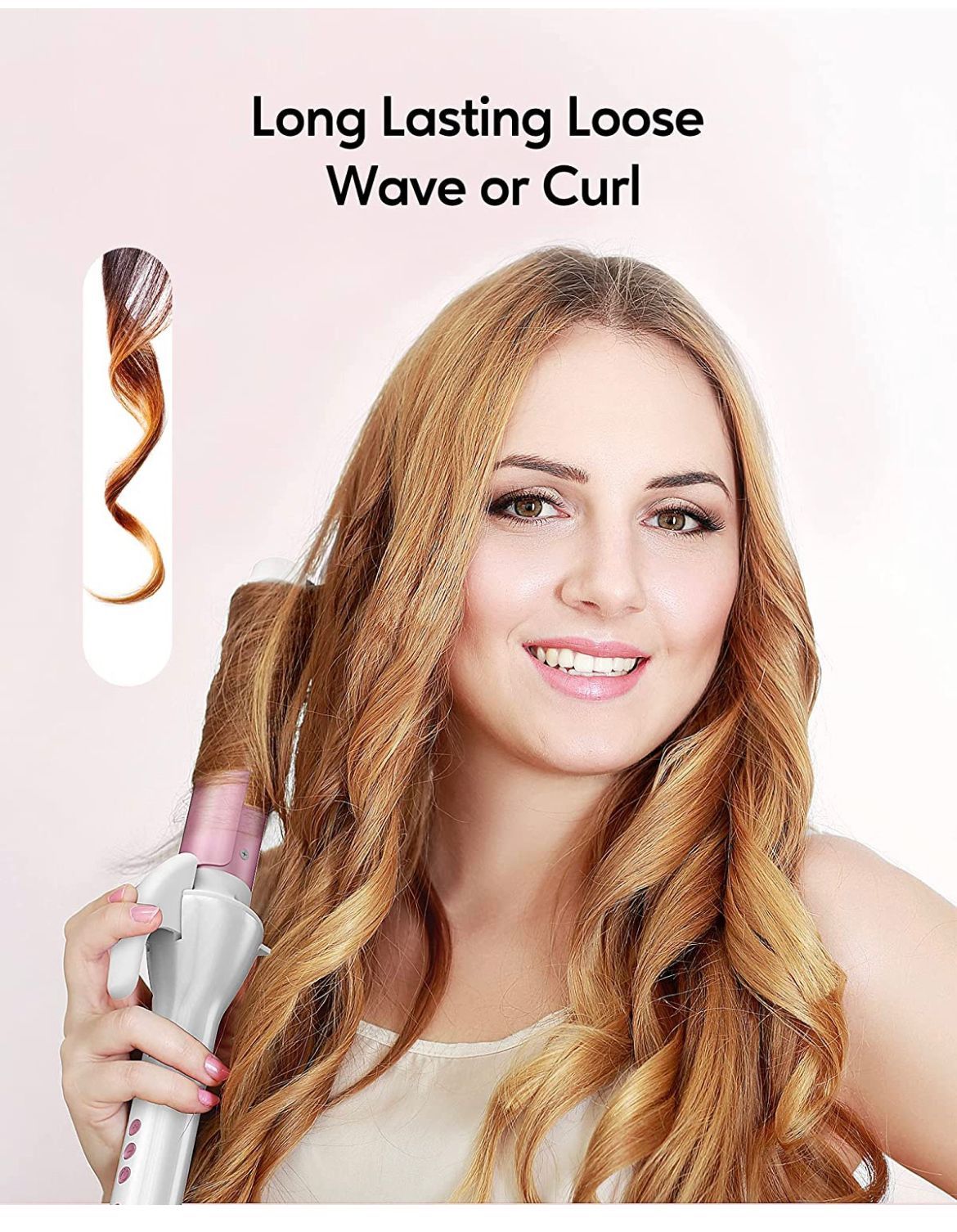 1 1/4 Inch Curling Iron for Loose Curl Waves - New in Box