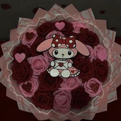 My melody valentines bouquet