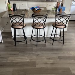 3 Swivel Chairs Like New
