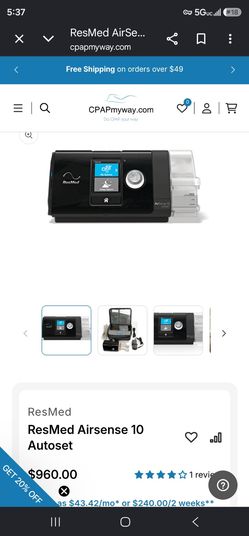 ResMed Airsense 10 Autoset