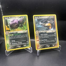 Pokemon Dark Marowak & Dark Weezing Team Rocket Returns 