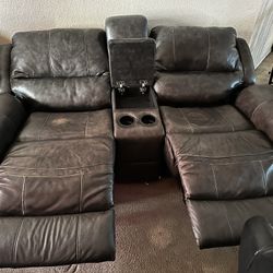 Dual Recliner Couch