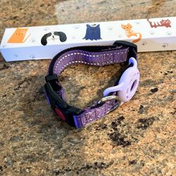 Small Dog Collar With AirTag Holder 