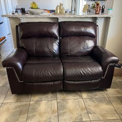 Leather Couch 