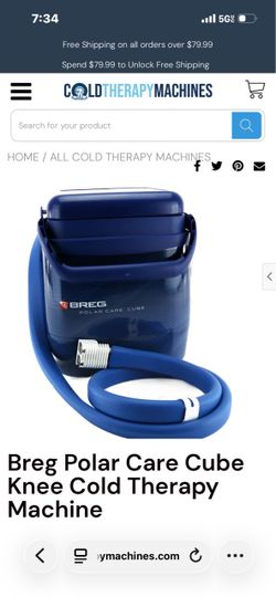 Knee replacement ice machine