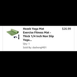 brand new yoga mat never opened 