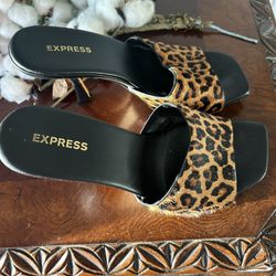 Express Leopard Sandal