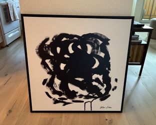 Abstract Canvas Framed Art Print