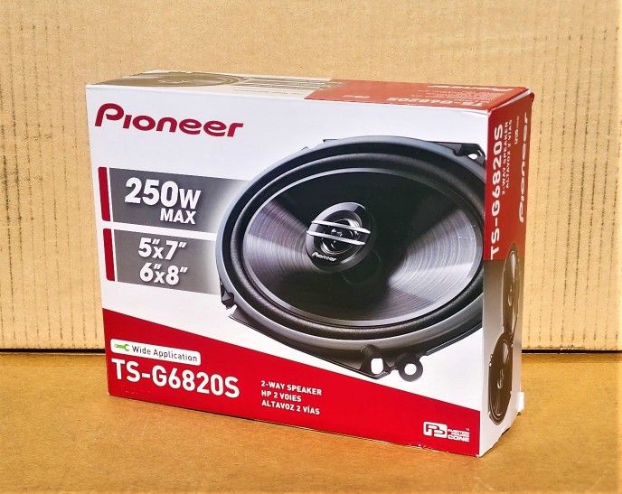 Pioneer Car Speakers Set 5x7 Or 6x8 Inch 2-Way Coaxial Speaker System 250 W TS-G6820S 🚨 Payment Options Available 🚨 No Credit Needed 🚨