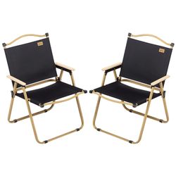 Set of 2 Camping Chairs, Patio Chairs