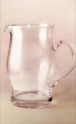 Elegant Glass Pitcher