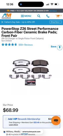 Break Pads Dodge Charger