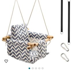 Cloth/Wood Tree Swing For Babies