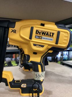 Dewalt 20v XR Brushless 18ga Narrow Crown Stapler (Tool-Only) $300