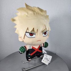 14" My Hero Academia Chibi Bakugo Plush