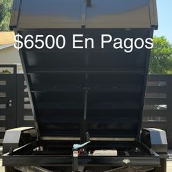 New 8x4x12 Hydraulic Dump Trailer 