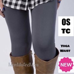 NEW Womens Gray Leggings Soft As Lularoe OS/TC for Sale in