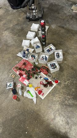 Nfl and regular Christmas decorations