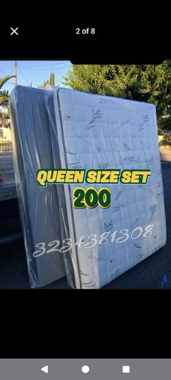Queen Size Mattress With Boxspring