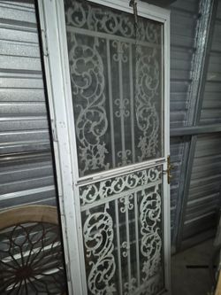 Steel security gate