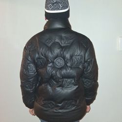 Louis Vuitton Embossed Puffer Jacket