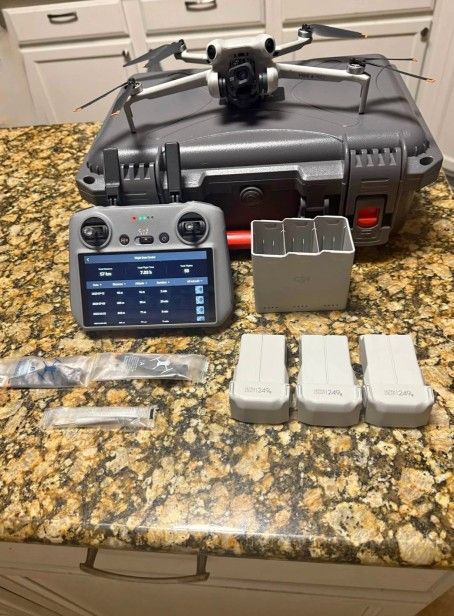 DJI Mini 4 Pro drone with RC 2 controller