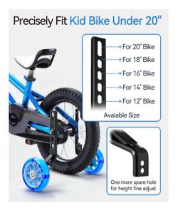 Bicycle training wheels