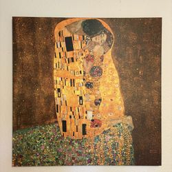 The Kiss, Wall Art Canvas, Gustav Klimt