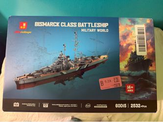 JMBricklayer battle ship  new unopened brick build (not Lego)