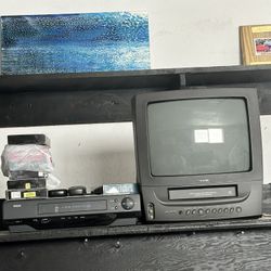 Vintage Toshiba Tube TV Television 