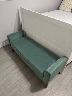 Green mini couch