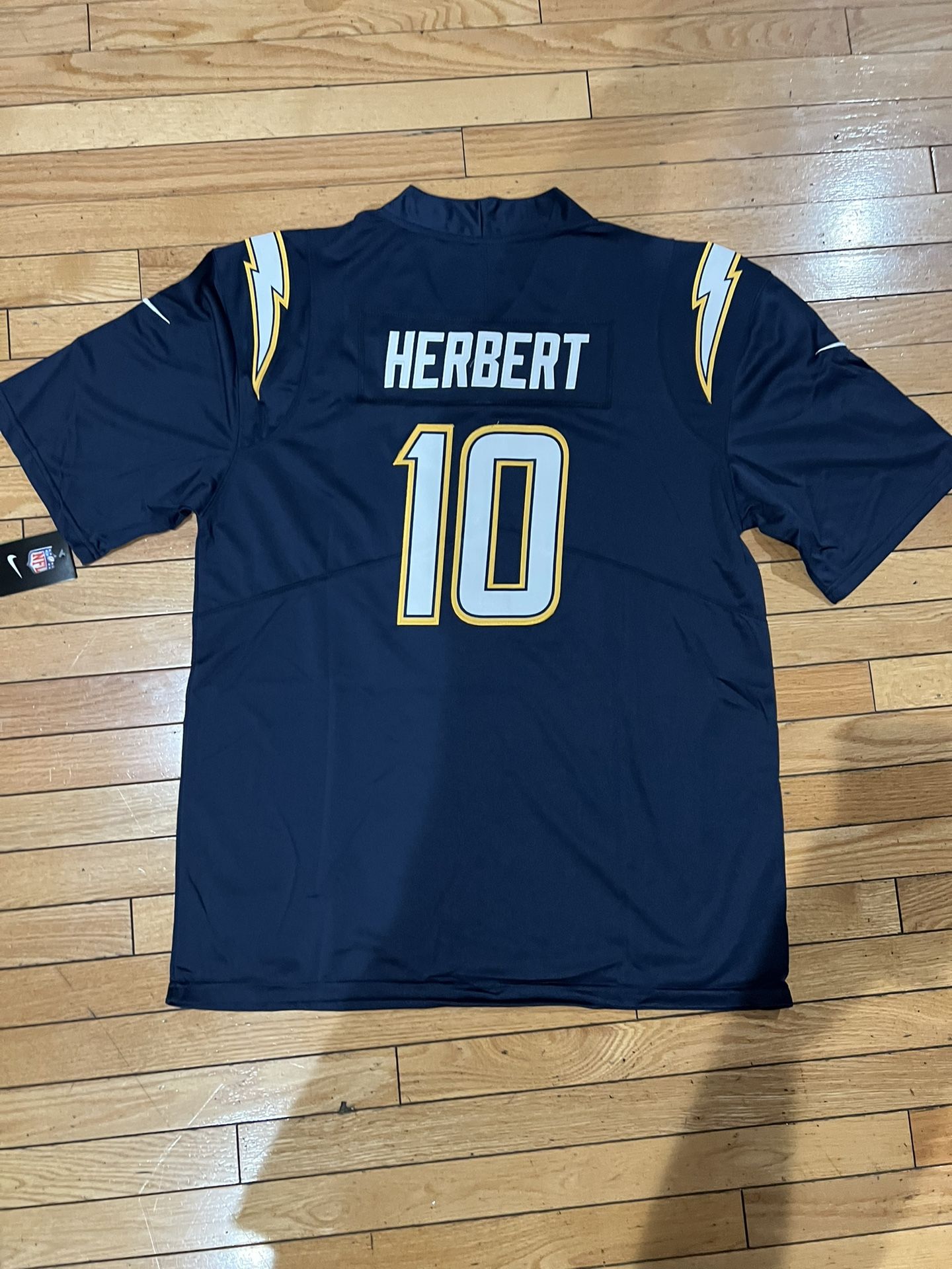 Chargers Herbert Navy Blue Gold white Jerseys NFL #10 Los Angeles