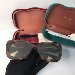 New - 💯Original  Gucci Brown Gradient Butterfly Ladies Sunglasses GG0208S